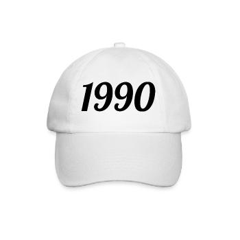 1990 - Casquette classique - blanc/blanc - Devant