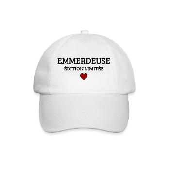 Troublemaker Limited Edition Funny Humor - Baseball Cap - white/white - Front