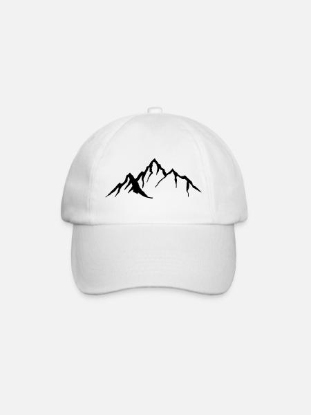 Randonnée de montagne Fans de montagne - Casquette classique - blanc/blanc