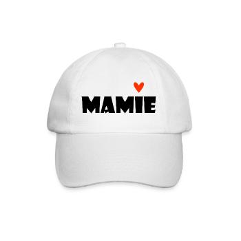 OMA. MAMA. GROSSMUTTER. MUTTERTAG. GESCHENK - Baseballkappe - Weiß/Weiß - Vorne