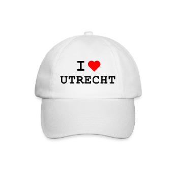 Ich liebe Utrecht - I love Utrecht - Baseball Cap - white/white - Front