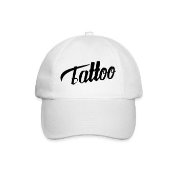 Tattoo - Baseballkappe - Weiß/Weiß - Vorne