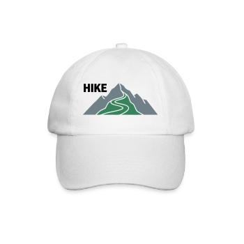 Sommets du groupe de randonnée Hike Mountains - Casquette classique - blanc/blanc - Devant