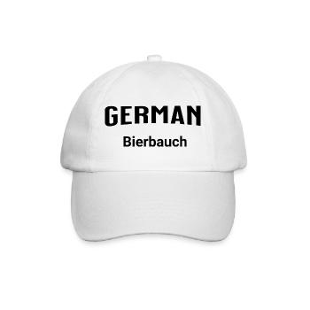 German Bierbauch - Baseballkappe - Weiß/Weiß - Vorne