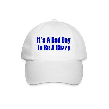 Heute ist ein schlechter Tag, um ein Glizzy-Hotdog - Baseballkappe - Weiß/Weiß - Vorne