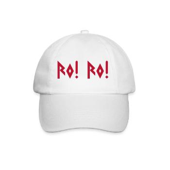 Ruhe! Ruhe! – Norwegischer Wikinger - Baseballkappe - Weiß/Weiß - Vorne