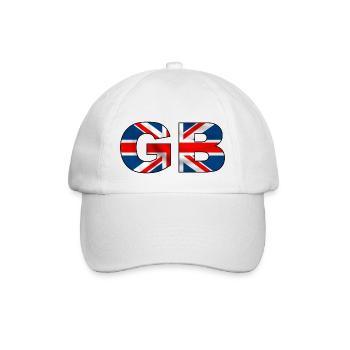 GB Union Jack - Casquette classique - blanc/blanc - Devant