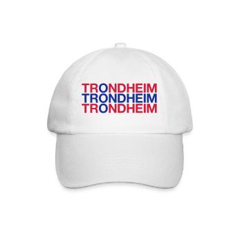 TRONDHEIM Norway Norway Norge Norwegian Flag - Baseball Cap - white/white - Front