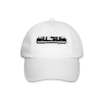 Baureihe V 200 Diesellok - Baseballkappe - Weiß/Weiß - Vorne