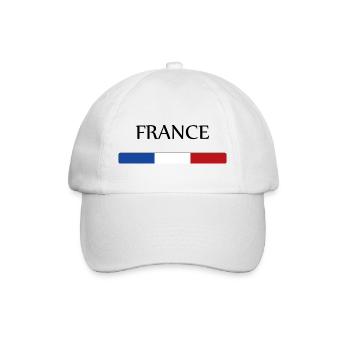 France - Casquette classique - blanc/blanc - Devant