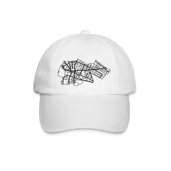 Berlin Kreuzberg - Casquette classique - blanc/blanc - Devant