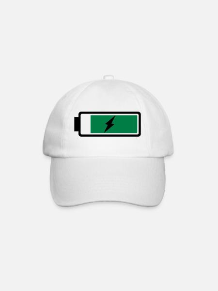 Batterie / charger à nouveau - Casquette classique - blanc/blanc