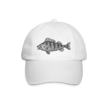 Beautiful Bass 2 - Baseball Cap - white/white - Front