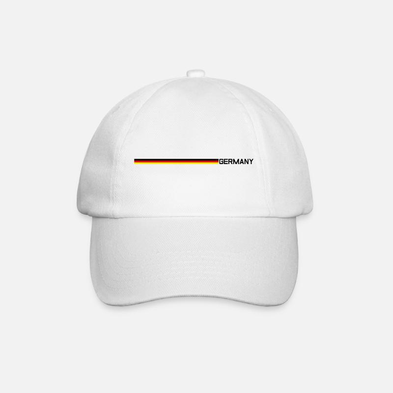 Germany - Baseballkappe - Weiß/Weiß