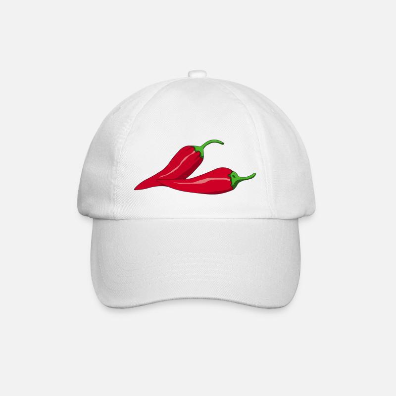 Pepperoni - Baseballkappe - Weiß/Weiß