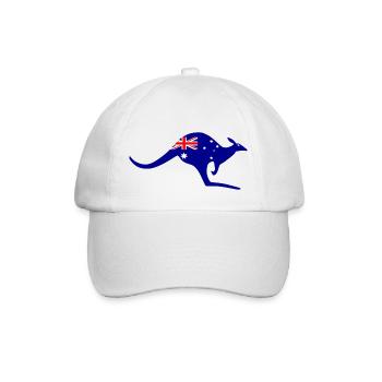 Australia - Baseballkappe - Weiß/Weiß - Vorne