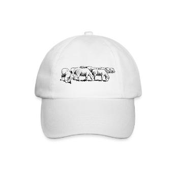 sheep25 - Casquette classique - blanc/blanc - Devant
