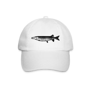 fish111 - Baseballkappe - Weiß/Weiß - Vorne