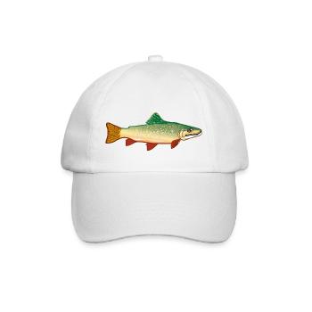 fish524 - Baseballkappe - Weiß/Weiß - Vorne