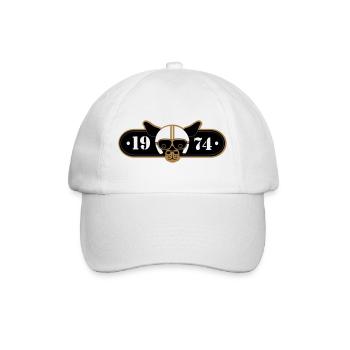 BDMCC 1974 Long Dog - Baseball Cap - white/white - Front