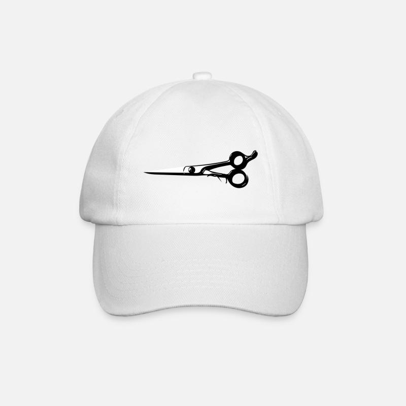 ciseaux - Casquette classique - blanc/blanc