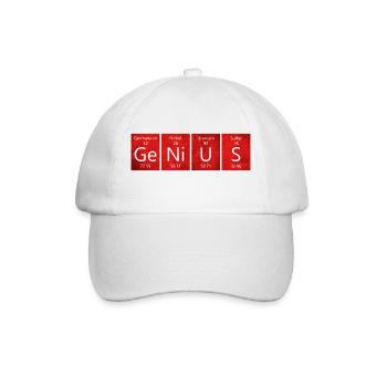 Chimie Ge-Ni-US (génie) - Casquette classique - blanc/blanc - Devant