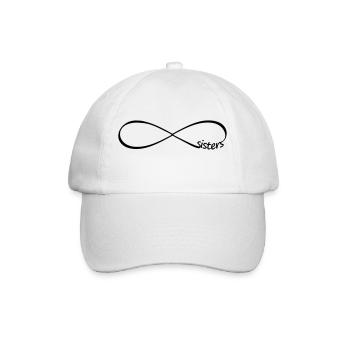 Infinity sisters infinity sisters friends - Baseball Cap - white/white - Front
