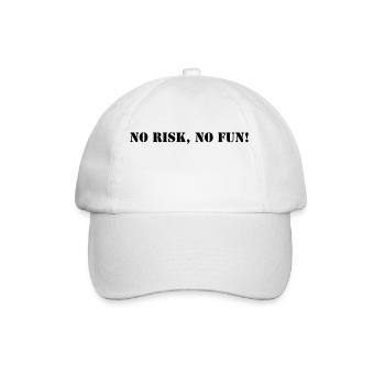 Pas de risque, pas de plaisir - Casquette classique - blanc/blanc - Devant