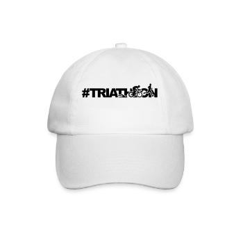 TRIATHLON X - Casquette classique - blanc/blanc - Devant