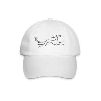 Salukimotiv - Casquette classique - blanc/blanc - Devant