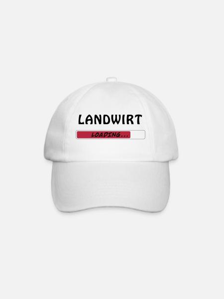 Landwirt loading - Baseballkappe - Weiß/Weiß