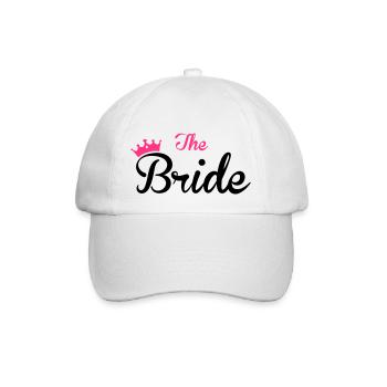 the bride - Baseballkappe - Weiß/Weiß - Vorne