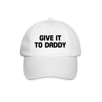 donner à papa - Casquette classique - blanc/blanc - Devant