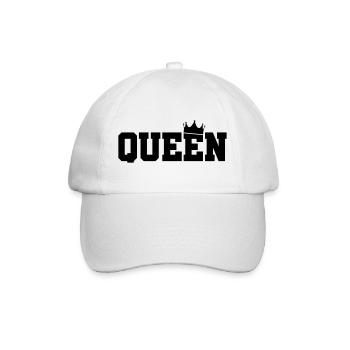 queen - Casquette classique - blanc/blanc - Devant