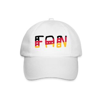FAN - Shirt Deutschland - Baseballkappe - Weiß/Weiß - Vorne