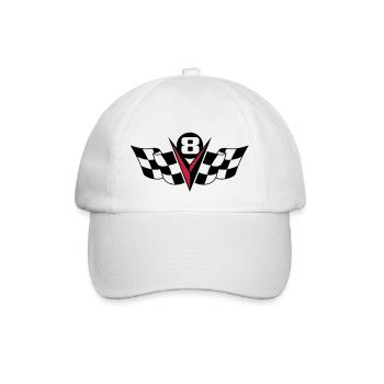 V8 Power 2c - Baseballkappe - Weiß/Weiß - Vorne