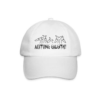 Galgitis - Baseballkappe - Weiß/Weiß - Vorne
