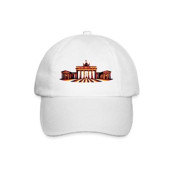 Brandenburg Gate / Brandenburger Tor (Berlin) - Baseball Cap - white/white - Front