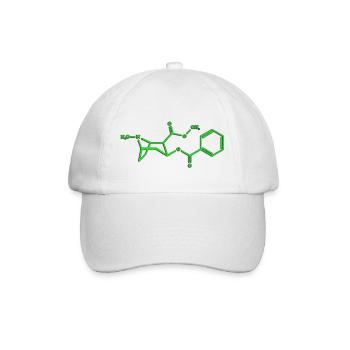 Cocaine - Baseball Cap - white/white - Front