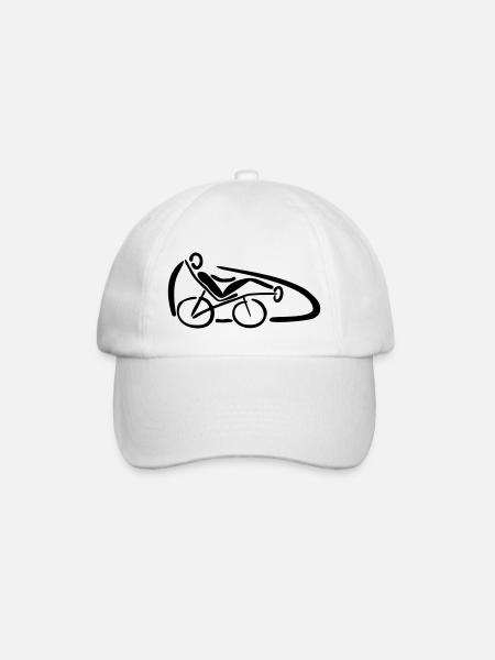 Velomobile - Baseball Cap - white/white