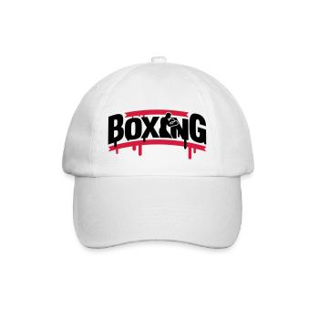 boxing_1_f2 - Baseballkappe - Weiß/Weiß - Vorne