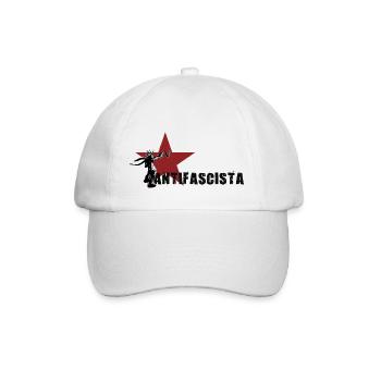 antifasciste - Casquette classique - blanc/blanc - Devant