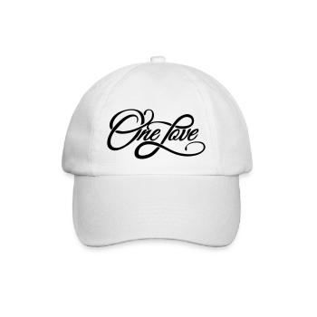 one love - the one love - Baseball Cap - white/white - Front