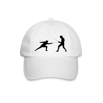 Fechten - Baseballkappe - Weiß/Weiß - Vorne