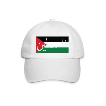 Palestine - Baseball Cap - white/white - Front