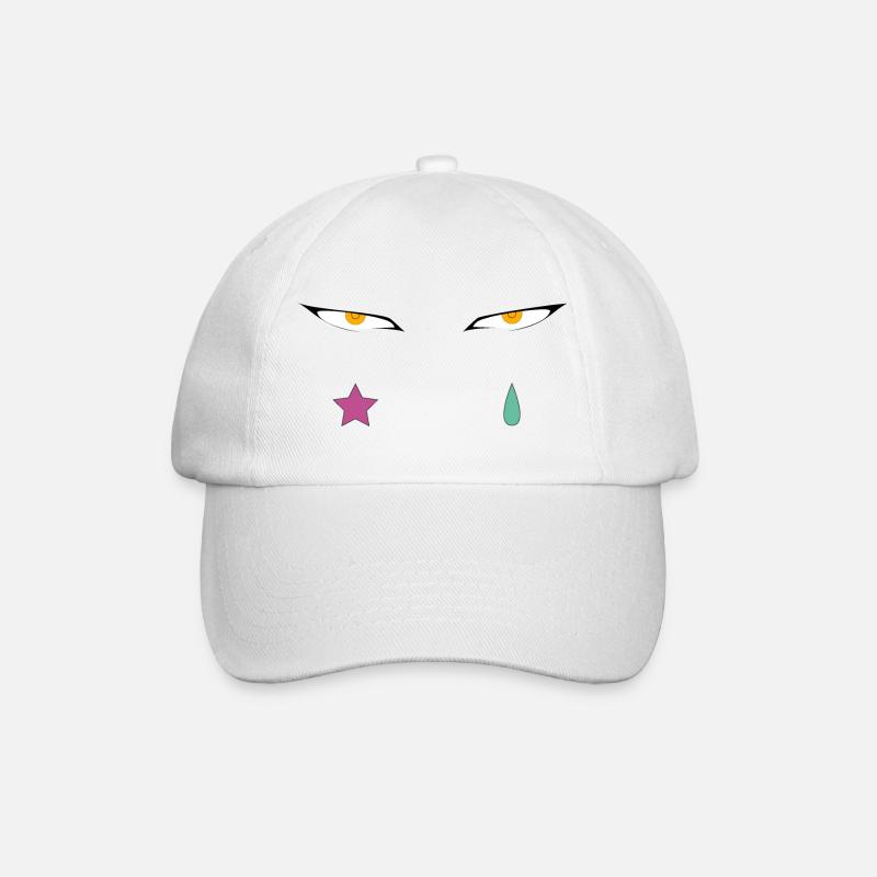 Hisoka - Baseball Cap - white/white
