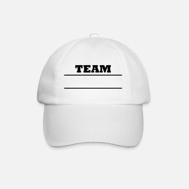 Team - Baseballkappe - Weiß/Weiß