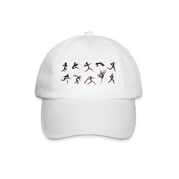 Decathlon, Track and Field - Baseball Cap - white/white - Front