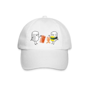 Sushi Shopping - Baseballkappe - Weiß/Weiß - Vorne