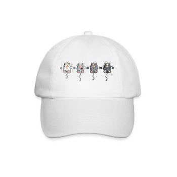 Mignon Chats - Casquette classique - blanc/blanc - Devant